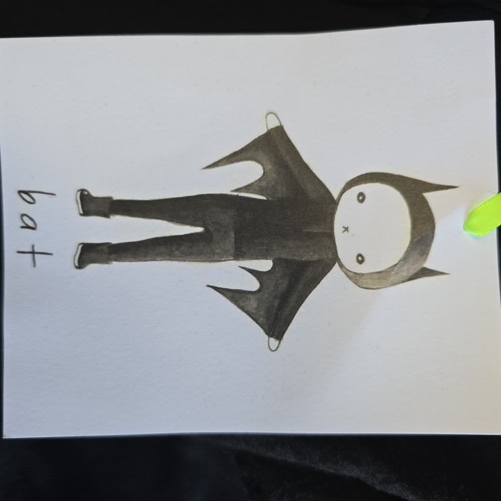 Kids Black Bat Costume By SIAOMIMI PLAY - Picture 2 of 3